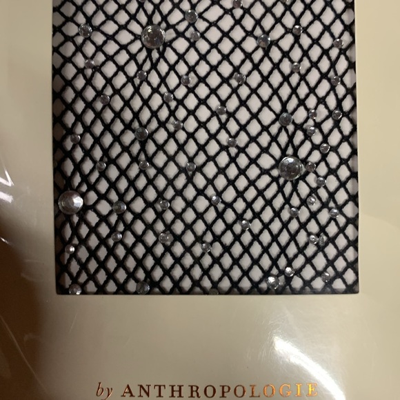 Anthropologie black gem fishnet tights new in package small - Picture 8 of 9
